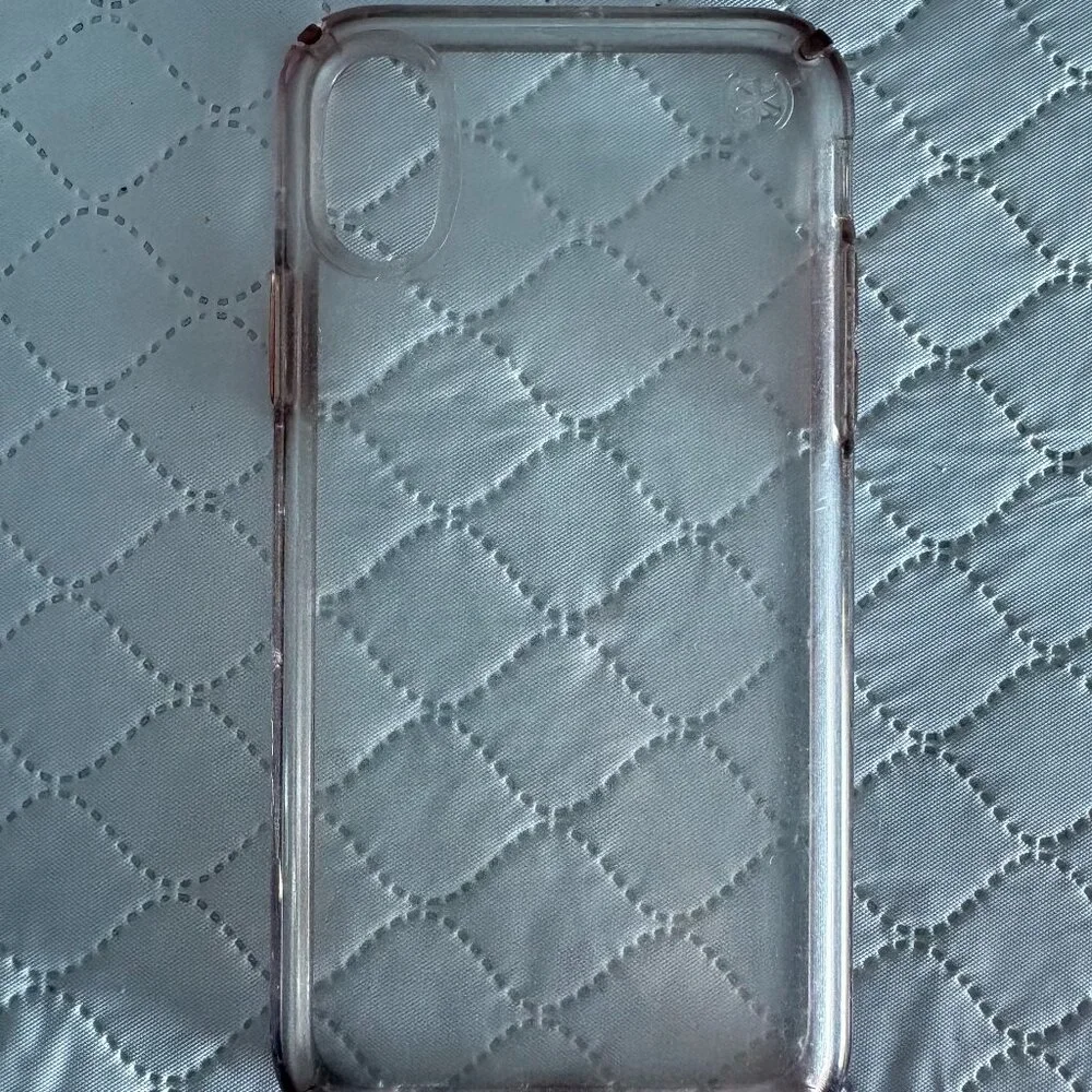USED Speck iPhone XS/iPhone X Presidio Clear Case, Clear